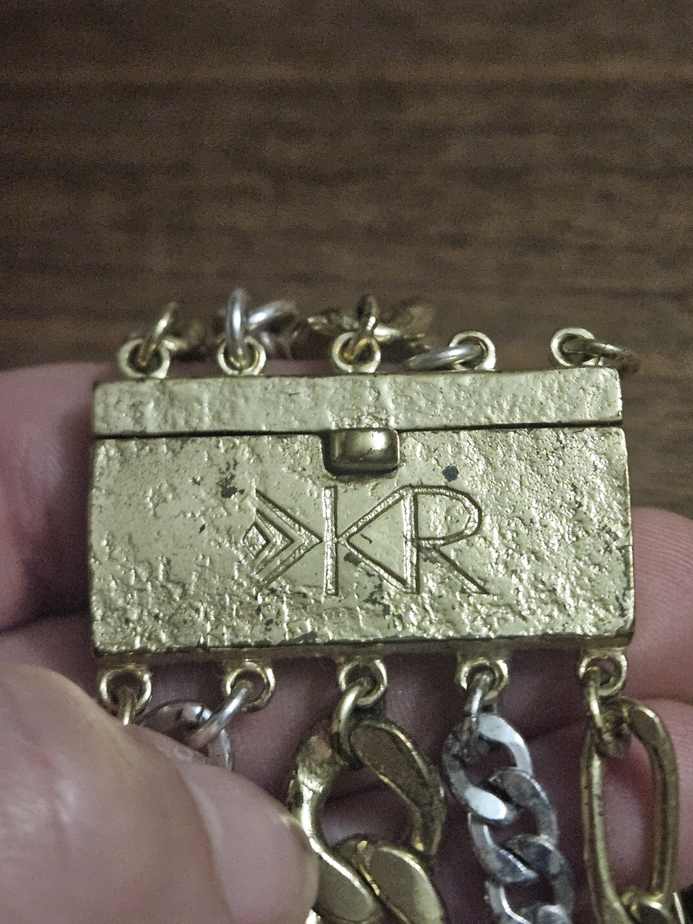 Silpada KR Collection Tough Luxe Mixed Metal Multi-Chain Bracelet - Picture 13 of 14